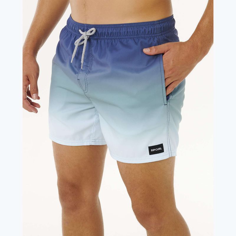 Шорти для плавання чоловічі Rip Curl Offset Fade Volley light navy 6