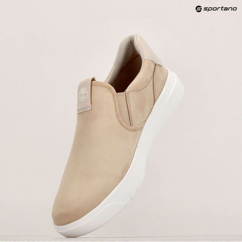 Кросівки чоловічі Timberland Seneca Bay Slip On light beige nubuk 9