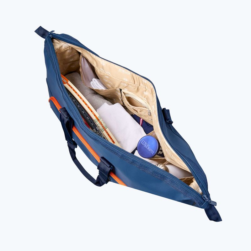 Сумка тенісна Wilson Roland Garros Session De Soiree Large Duffel 2026 navy/clay 6