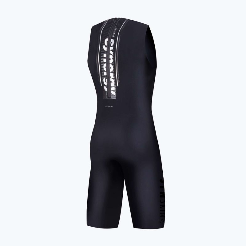 Комбінезон для тріатлону чоловічий Synergy Synskin 2 Sleeveless black 2