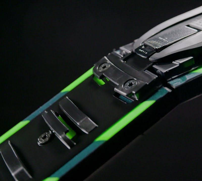 Лижі гірські складні чоловічі Elan VOYAGER BLACK + EMX 12 чорні AARHLK20 15