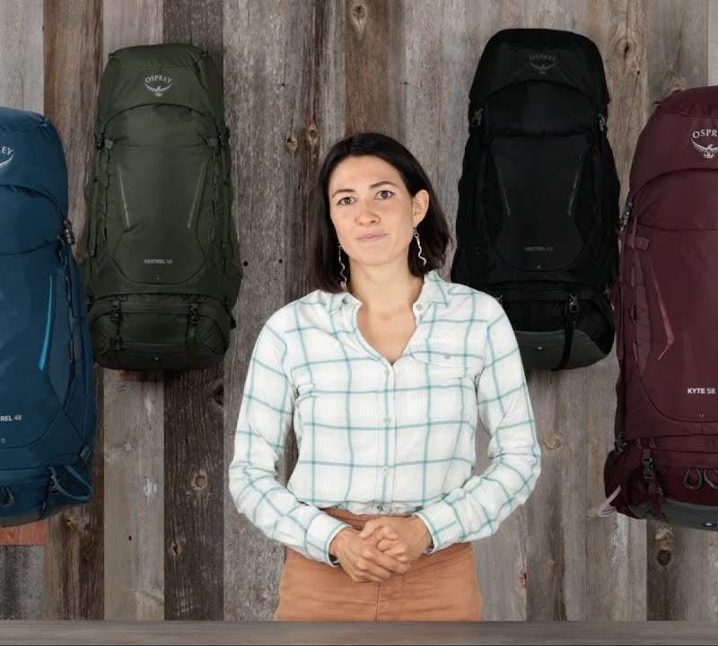 Рюкзак трекінговий чоловічий Osprey Kestrel 38 l чорний 10004767 8