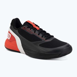 Кросівки тенісні чоловічі Wilson Rush Pro 5 black/infrared/white