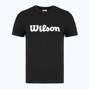 Жіноча тенісна футболка Wilson Team Graphic Script W чорний шрифт