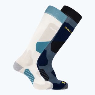 Шкарпетки гірськолижні Salomon S/Access 2 pary copen blue/ egret