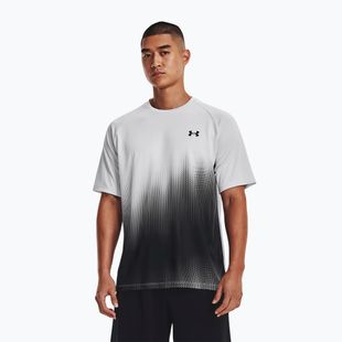 Футболка тренувальна чоловіча Under Armour Tech Fade чорно-сіра 1377053
