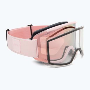 Окуляри гірськолижні  Smith Squad carnation/chrp everyday rose gold mirror/clear