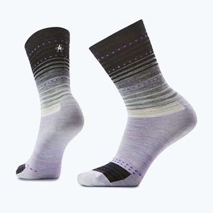 Шкарпетки жіночі Smartwool Everyday Stitch Stripe Crew purple/black