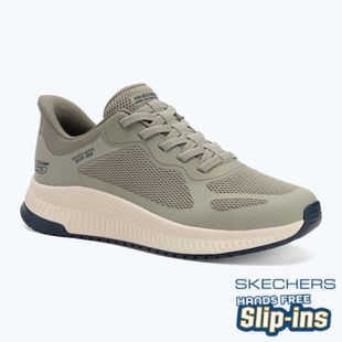 Кросівки чоловічі SKECHERS Bobs Squad 4 olive