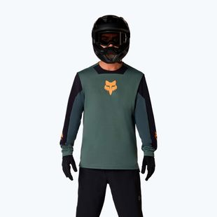 Лонгслів велосипедний чоловічий Fox Racing Defend Creation sage