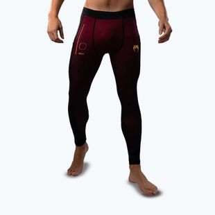 Легінси для тренувань чоловічі Venum Tactical XT Spats black/burgundy/gold