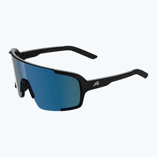 Окуляри сонцезахисні Alpina Lumin black matt/blue mirror