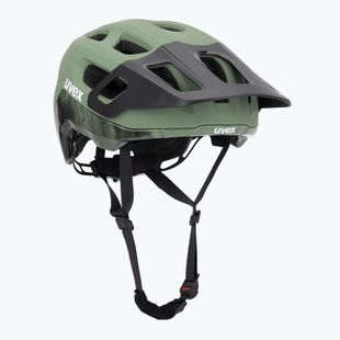 Шолом велосипедний UVEX React MIPS moss green/black matt