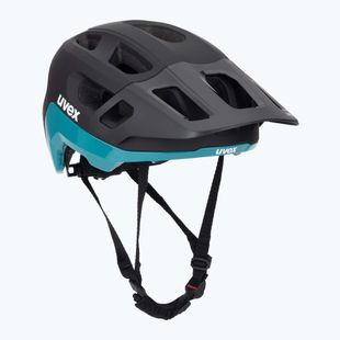 Шолом велосипедний UVEX React black/teal matt
