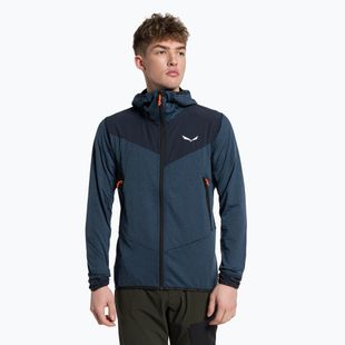 Кофта флісова чоловіча Salewa Agner Hybrid темно-синя 27371