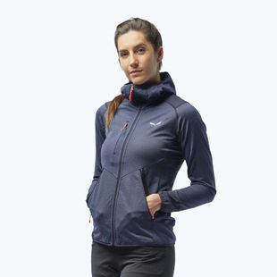 Кофта флісова жіноча Salewa Agner Hybrid темно-синя 27372