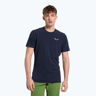 Футболка трекінгова чоловіча Salewa Lavaredo Hemp синя 00-0000028061