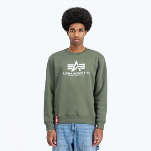 Кофта чоловіча Alpha Industries Basic dark olive