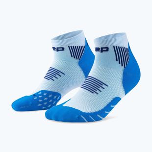 Шкарпетки компресійні жіночі CEP Run Low Cut 5.0 blue/ice