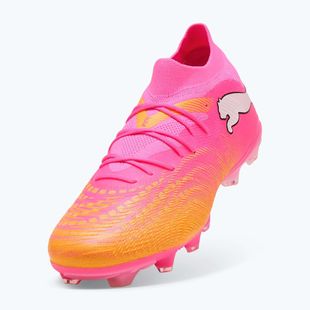 Кросівки футбольні PUMA Future 9 Match FG/AG poison pink/puma wht/sun stream/bright aqua/puma blk