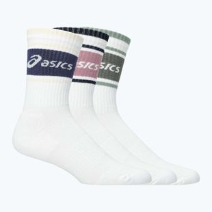 Шкарпетки ASICS Logo Crew 3 пари  monument blue/indigo fog/rubble red