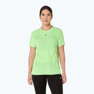 Жіноча бігова футболка ASICS Metarun SS Top illuminate green