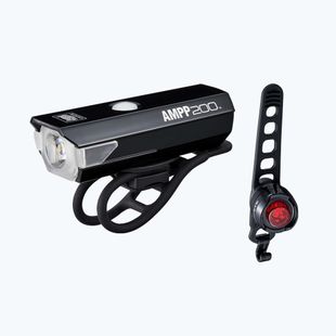 Набір ліхтарів велосипедних CatEye AMPP 200 HL-EL042RC / ORB TL-LD160 black