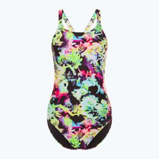 Суцільний жіночий злитий купальник Nike Hydrastrong Multi Print Fastback веселковий