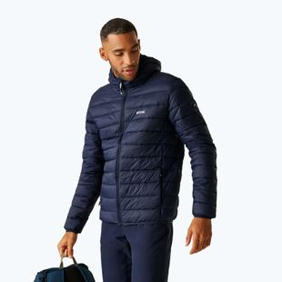 Куртка чоловіча REGATTA Hooded Marizion black navy/olympian blue