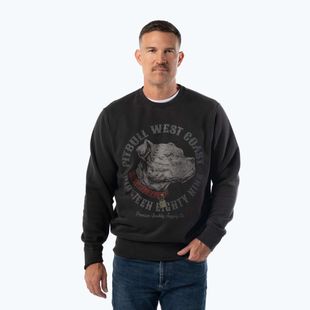 Кофта чоловіча Pitbull Strenght & Respect Crewneck washed dark graphite