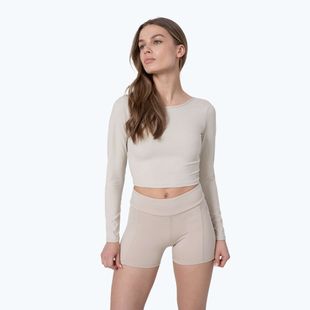 Топ для йоги жіночий 4F TSDL019 LS beige