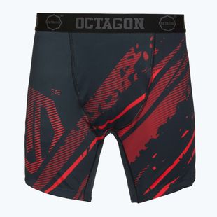 Шорти для тренувань чоловічі Octagon Legion Escape black/red