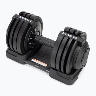 Регульована гантель XTREXO TXO-B4W002 24 кг чорна