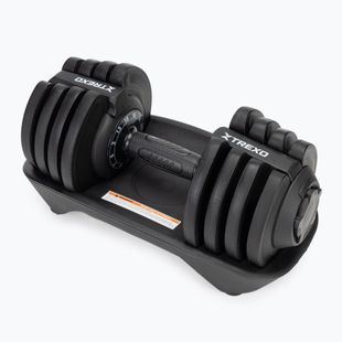 Регульована гантель XTREXO TXO-B4W003 18 кг чорна
