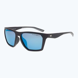 Окуляри сонцезахисні GOG Altiplano matt black/grey/reflex white blue