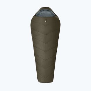 Спальний мішок Alpinus Wide & Long Fiber Pro 1250 230 см/правий оливковий