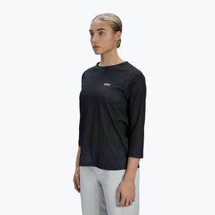 Футболка велосипедна жіноча POC Motion Air Jersey 3/4 uranium black
