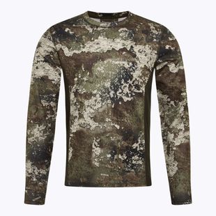 Лонгслів трекінговий чоловічий Pinewood Furudal Camou InsectSafe strata/moss green