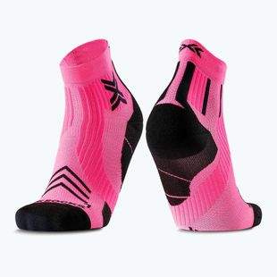 Шкарпетки чоловічі X-Socks Run Expert Ankle fluo pink/x black