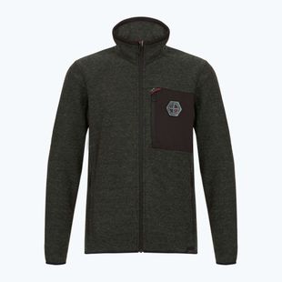 Кофта флісова чоловіча CMP 35H3907 Melange Knitted forest melange/nero/ferrari