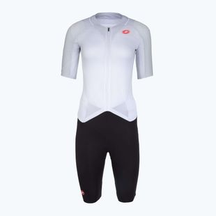 Комбінезон велоспортивний жіночий Castelli Free Sanremo 3 SS in white/black