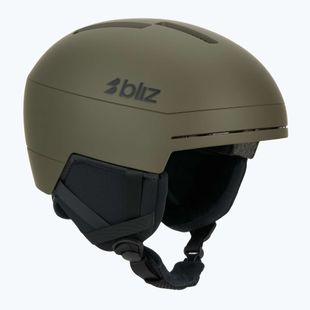 Шолом гірськолижний Bliz S002 matte camo green
