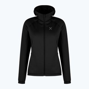 Кофта жіноча Montura Fadis Grid Hooded Maglia black