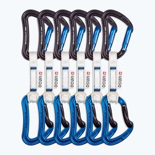 Експрес для скелелазіння Ocun Raven QD Bio-Dyn-Ring 10 см 6 шт. blue