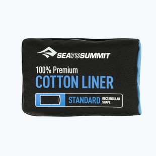 Вкладиш для спального мішка Sea to Summit Premium Cotton Travel Liner синій ASTDOSNB