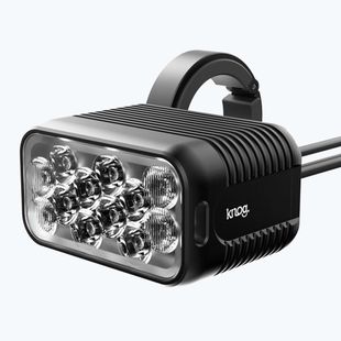 Ліхтарик велосипедний передній Knog Blinder X 1800 + акумулятор 10000mAh чорний
