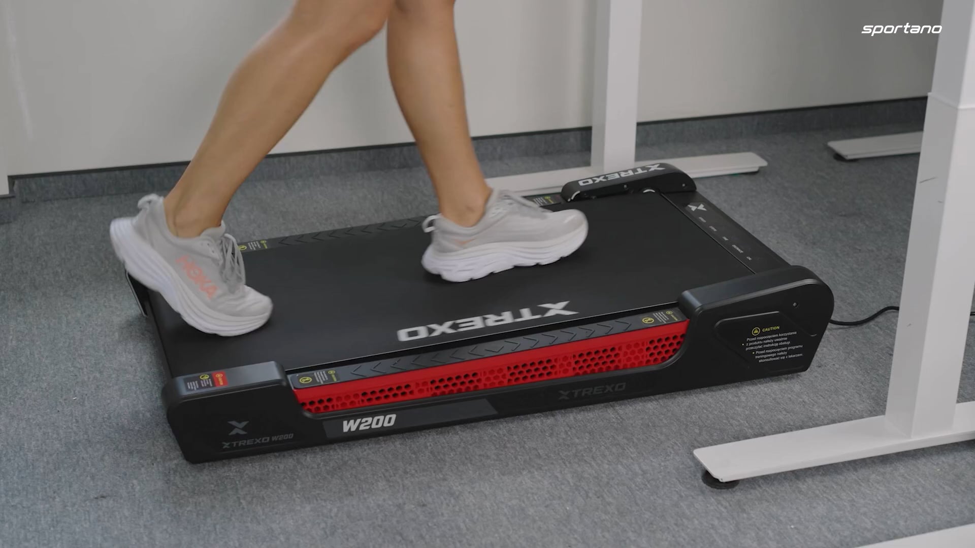 Бігова доріжка електрична TREXO Walking Pad W200 чорний