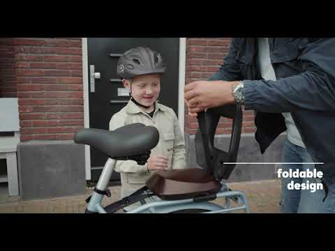 Крісло велосипедне дитяче bobike Junior One urban black/dark grey